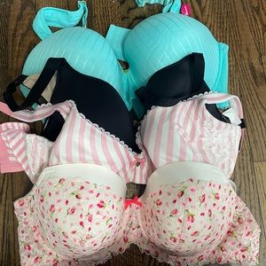 Lot of 4 38DDD NWT Bras Victoria’s Secret & Soma